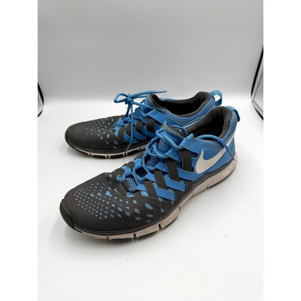 Nike Free Trainer 5.0 579809-400 Mens 12 Sneaker Dark Gray Blue Running Shoes